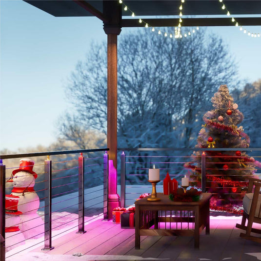 cable-railing-system decor Christmas