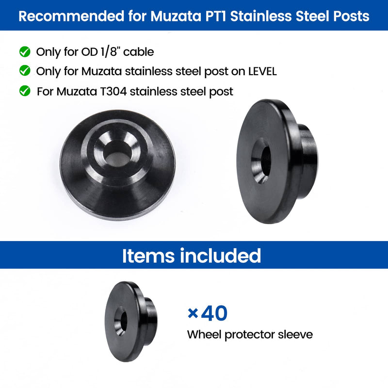Load image into Gallery viewer, T316 stainless steel cable railing post grommet