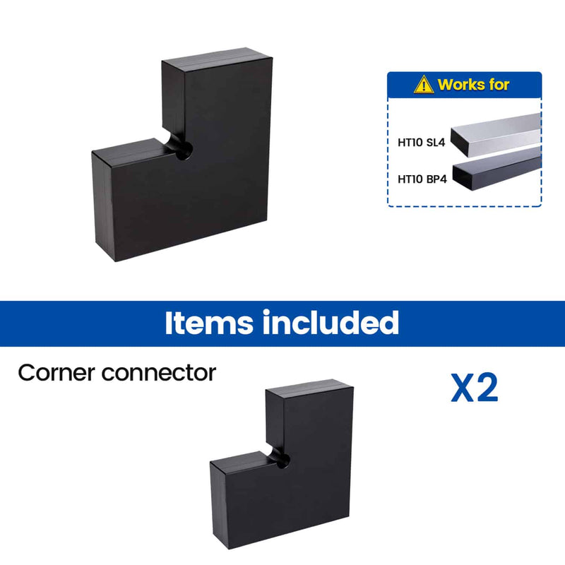 Load image into Gallery viewer, Corner-connector-HA02-size-for-Muzata-flat-handrail