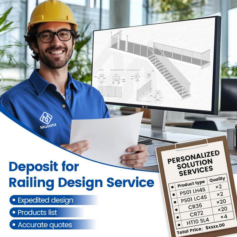Load image into Gallery viewer, HSL-8888-deposit-for-railing-design
