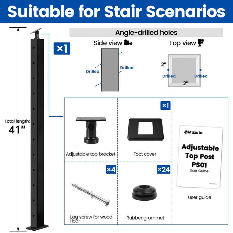 Load image into Gallery viewer, LG01010004-Black-Post-Size