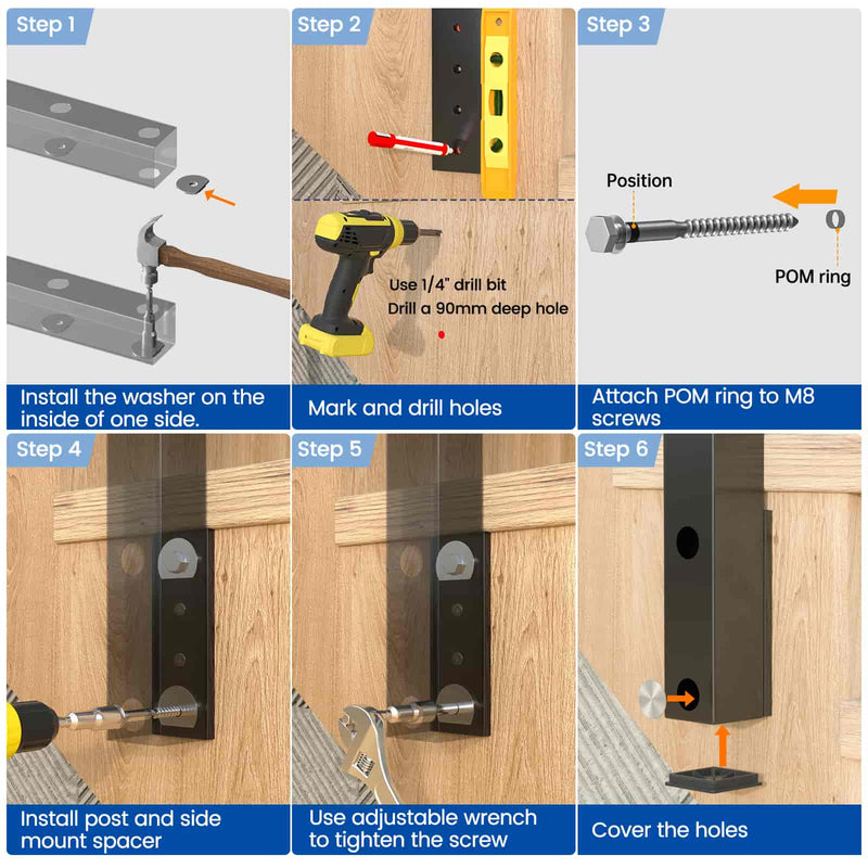 Load image into Gallery viewer, LG01010010-black-side-mount-post-installation