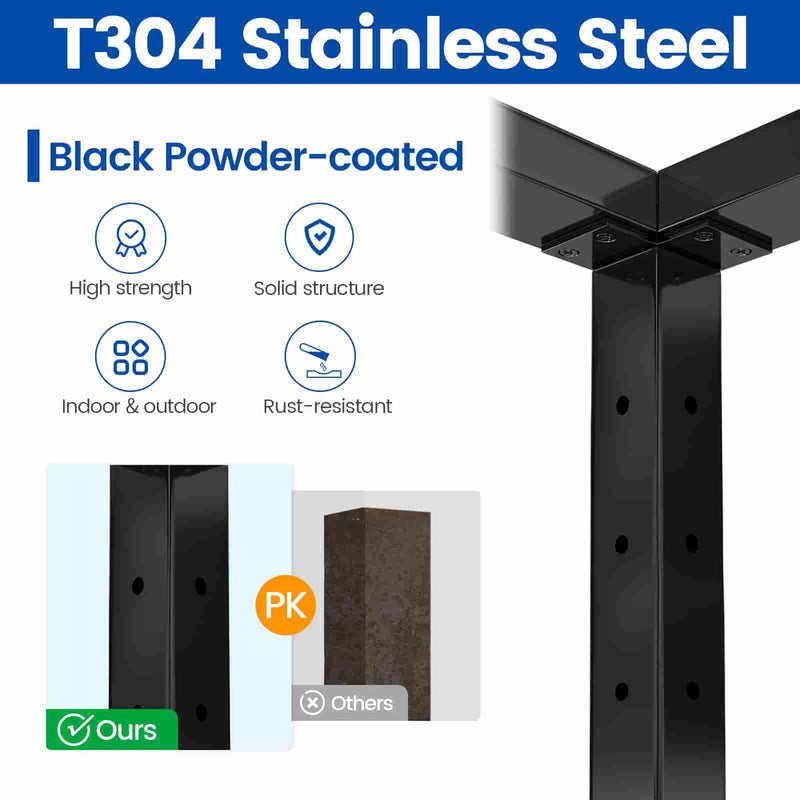 Load image into Gallery viewer, LG01010021-black-corner-post-features-2