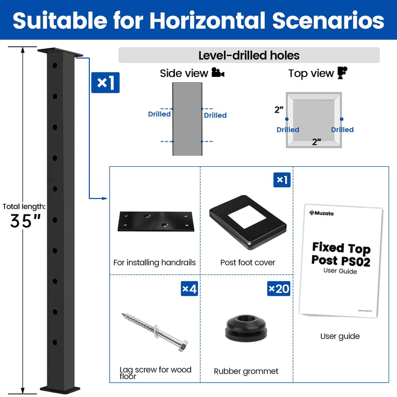 Load image into Gallery viewer, LG01010028-black-post-size