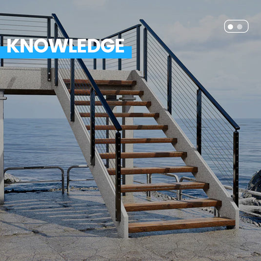 Outdoor Floating Stairs