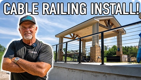 Installing a Muzata Cable Railing In My Dream Backyard Beach Club!
