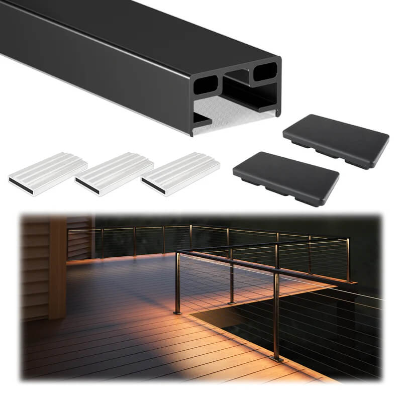 Load image into Gallery viewer, Muzata Cable Railing Handrails