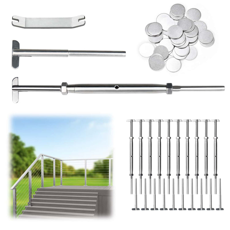 Load image into Gallery viewer, ck21-brushed-cable-railing-hardware