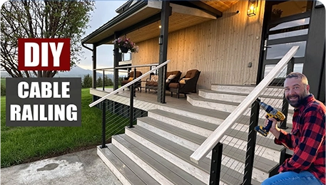 Residential Deck Upgrade: DIY Cable Railings