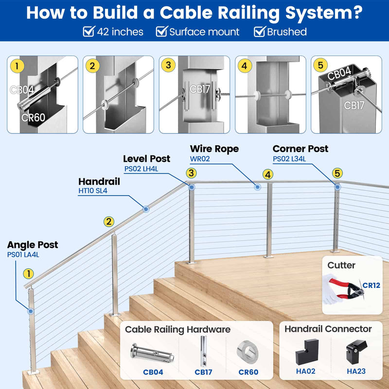 Load image into Gallery viewer, h014-304-brushed-side-mount-42-inch-system