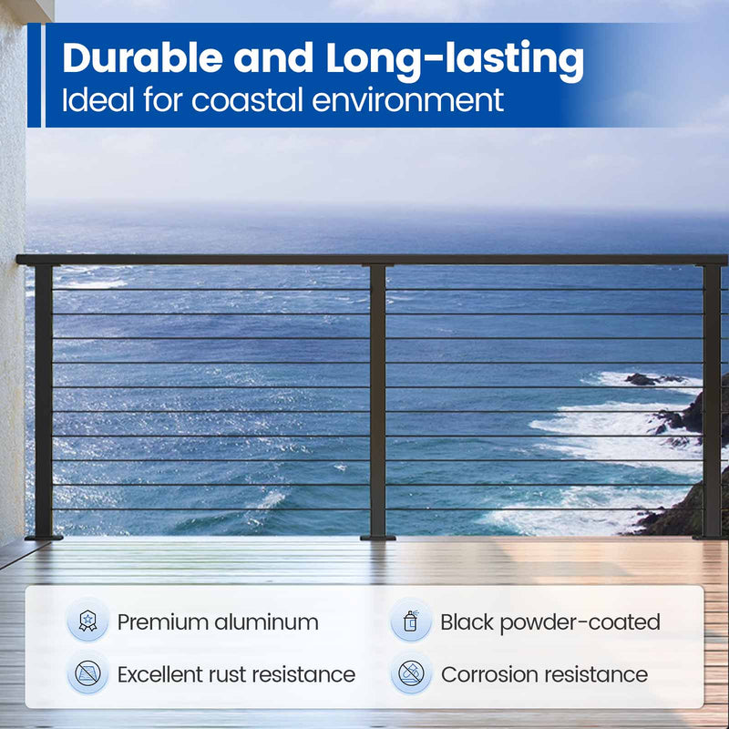 Load image into Gallery viewer, key-features-of-aluminum-level-post-1