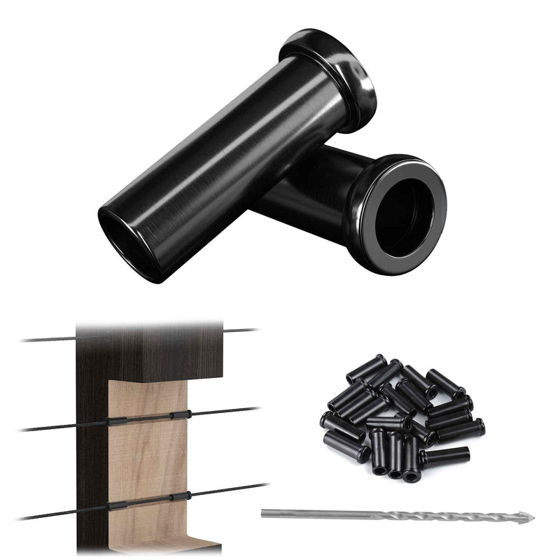 Load image into Gallery viewer, Muzata 1/8" Black Protector Sleeves Wire Rope CR13 - Muzata