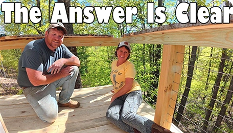 A Clear New View! Remote Off-Grid Cabin Deck Safety Upgrade
