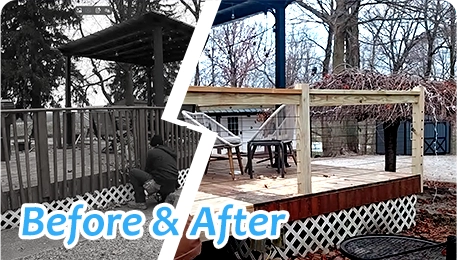 Cable Railings Made Our Deck Look Open!