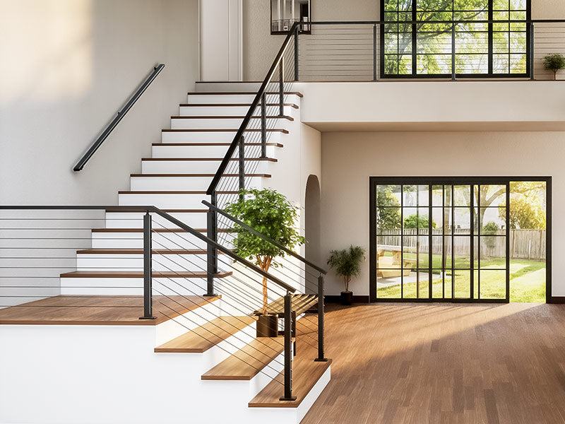 Modern Industrial Loft Handrail Color Guide – Muzata