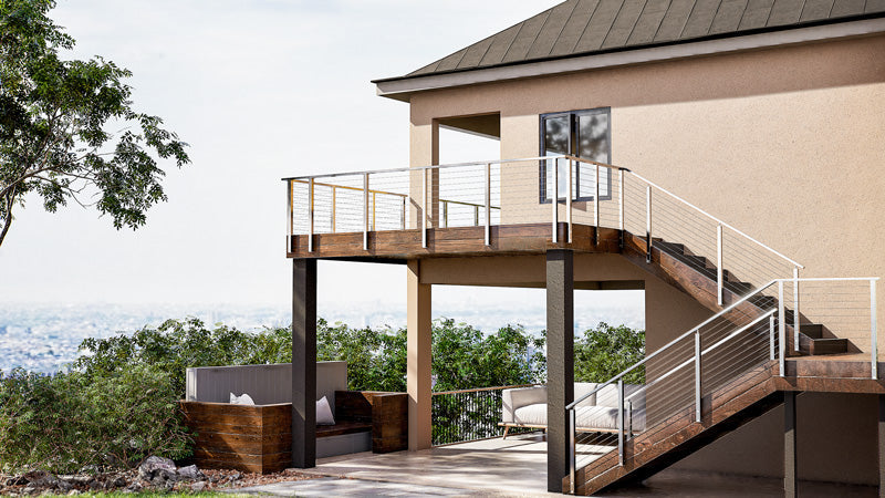 Safe Kids' Play Areas with Muzata Cable Railing Systems