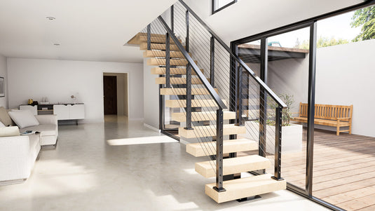 Mono Stringer Floating Stair