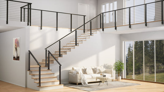 Electric Railing Modern Elegance of Cable Railing - Muzata