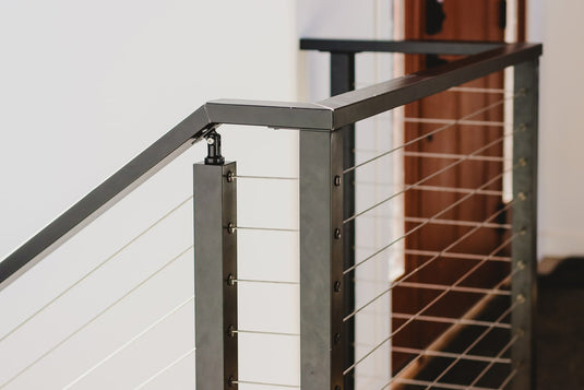 Cable Railing for a DIY Interior Remodel