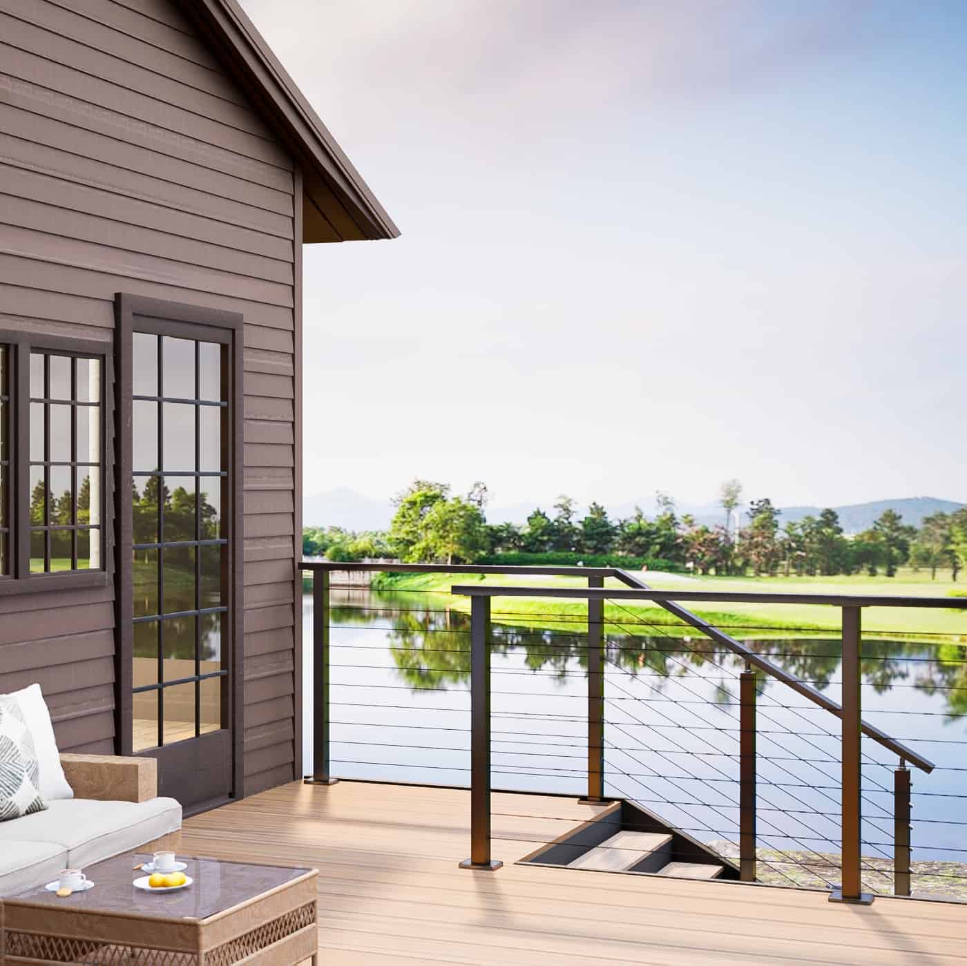 Durable Railing Aluminum Deck Railings for Stylish and Durable Railing Solutions – Muzata