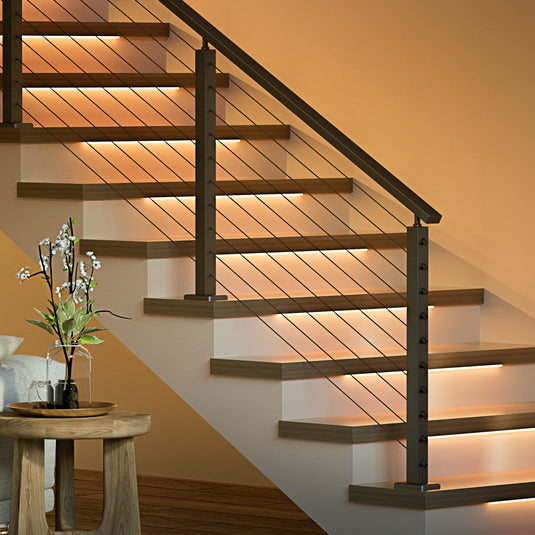 Illuminate Your Indoor Spaces with Captivating Lighting and Cable Railing