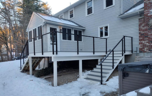 Side Mount Cable Railing in New Hampshire