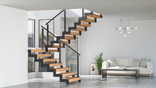 How to Add Floating Stairs to Your Home Office