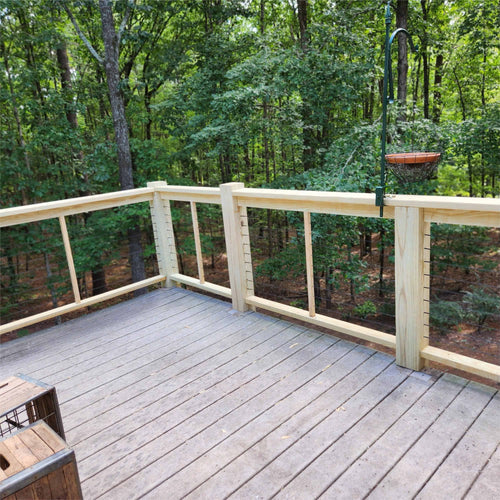 Can You Add a Stainless Cable Railing to the Existing Deck?