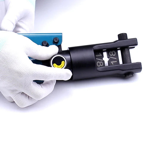 How to use hydraulic crimper tool?