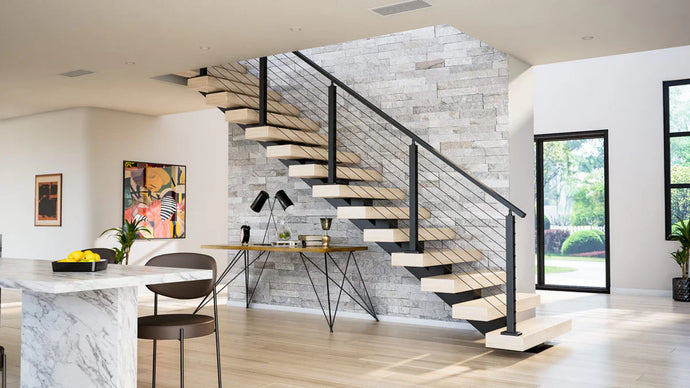 Transforming Spaces: The Versatile Beauty of Cable Railing in Staircase Design