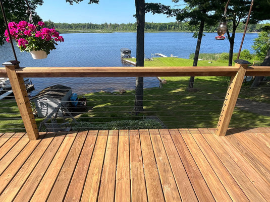 Integrating Cable Railing Systems with Wood Posts: A Guide to a Seamless Look