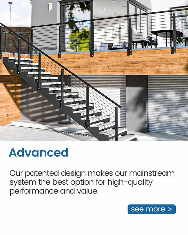 Premium Cable Railing Manufacturer & Supplier | Muzata Railing Systems