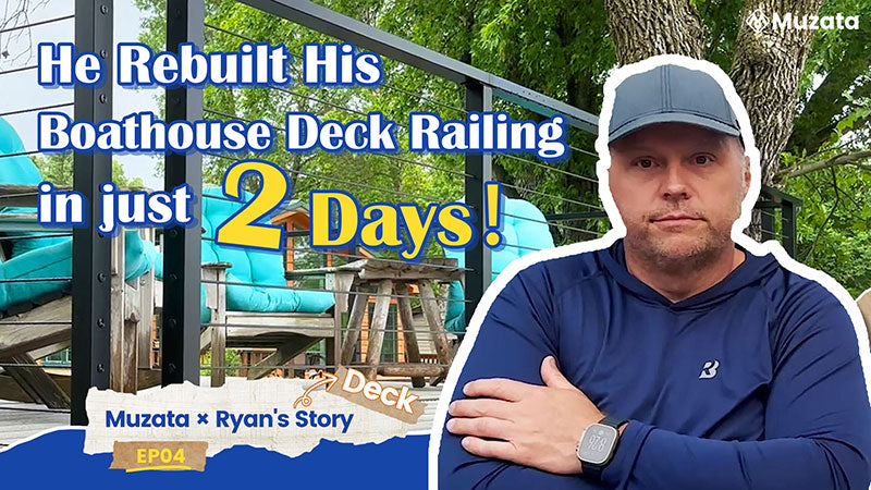 He Rebuilt His Boathouse Deck Railing in Just 2 Days!