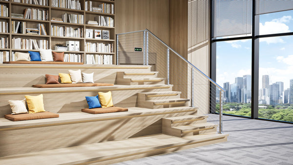 Brushed-railing-system-with-stainless-posts-and-handrail