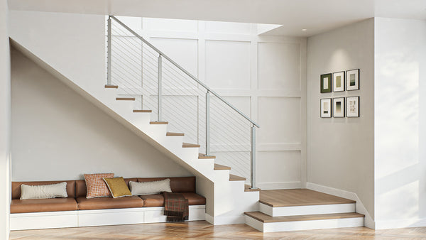 Brushed-stainless-steel-cable-railing-with-modern-design