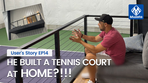 How He Built A Dream Tennis Court at Home