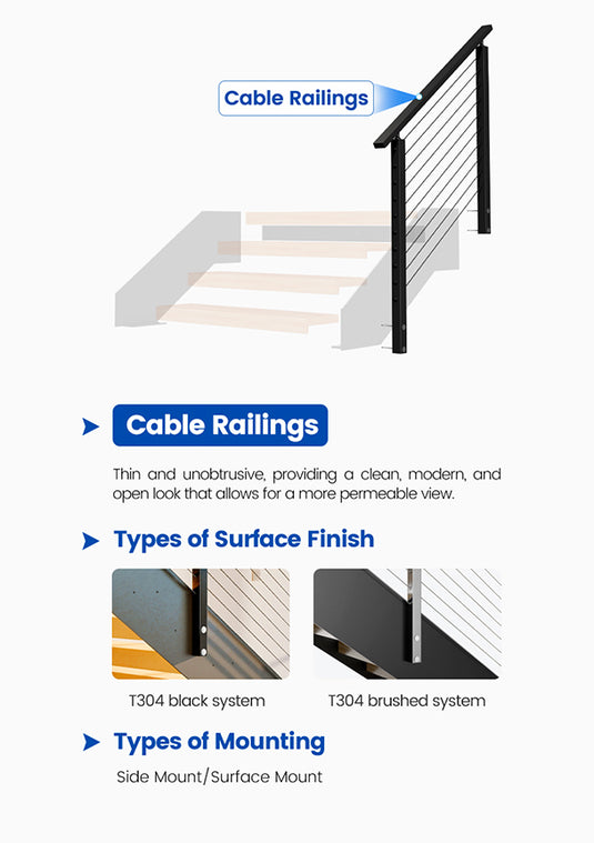 Stringer Ac Cable Dual Stringer Stairs - Muzata Floating Staircase