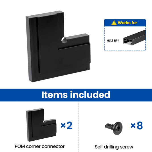 Corner-connector-HA37-for-Muzata-LED-handrail-size