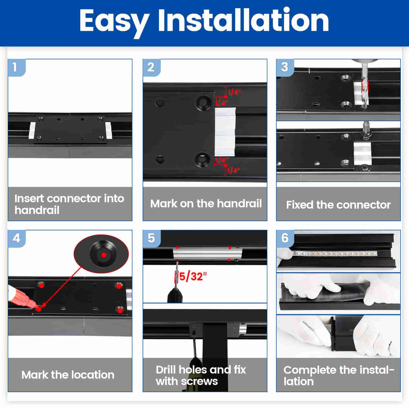 Load image into Gallery viewer, HL12-Installation_step-by-step_diagram
