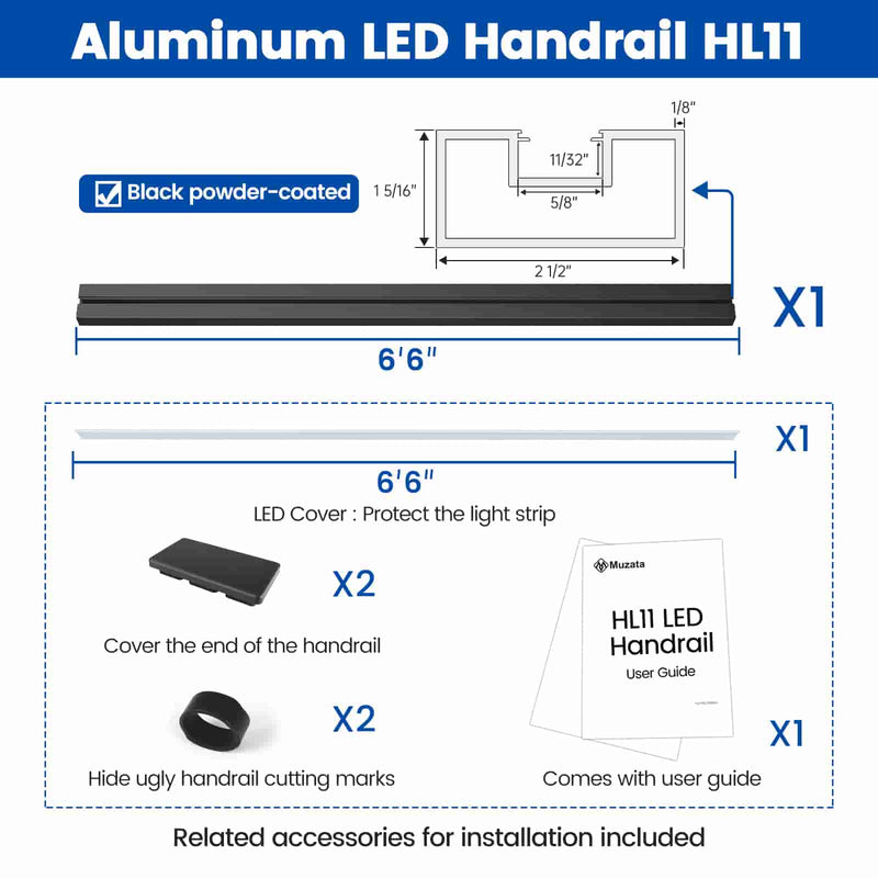 Load image into Gallery viewer, HSL-1582-Handrail-Dimension-Drawing
