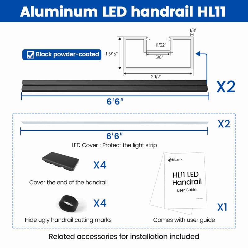 Load image into Gallery viewer, HSL-1583-Handrail-Dimension-Drawing
