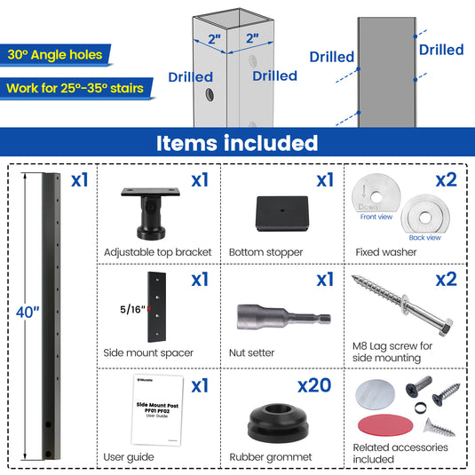 HSL-1603-Black-Post