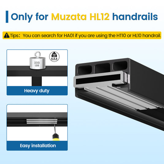 Muzata Extension Connector Aluminum Handrail Fittings HA36 NNA