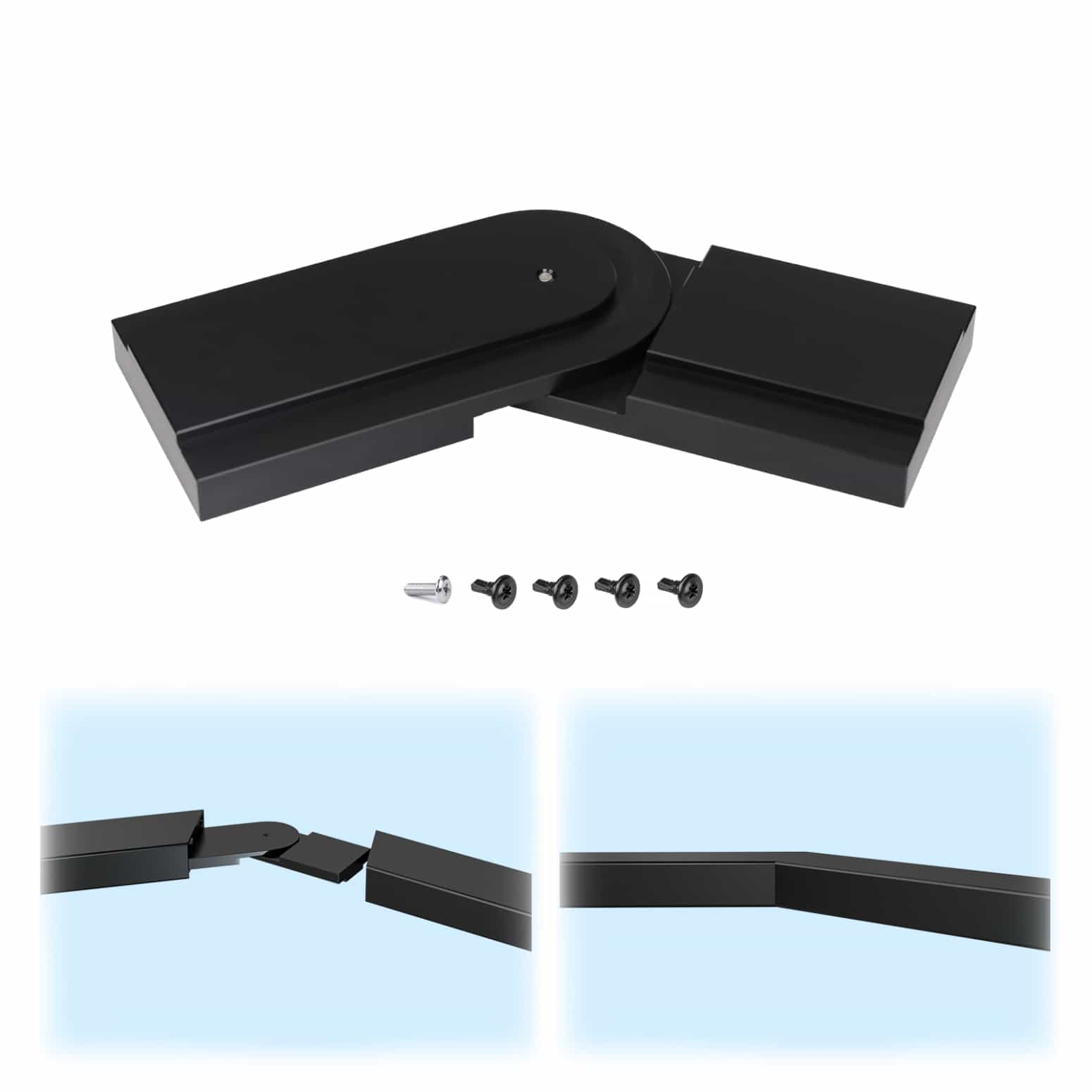 Pivot Railing System Muzata Level Pivot Connector High Strength Handrail Fittings