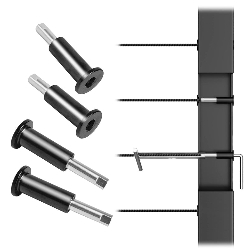 Load image into Gallery viewer, Onsemiter 1/8&quot; Invisible Black Hand Swage Tensioner CB40
