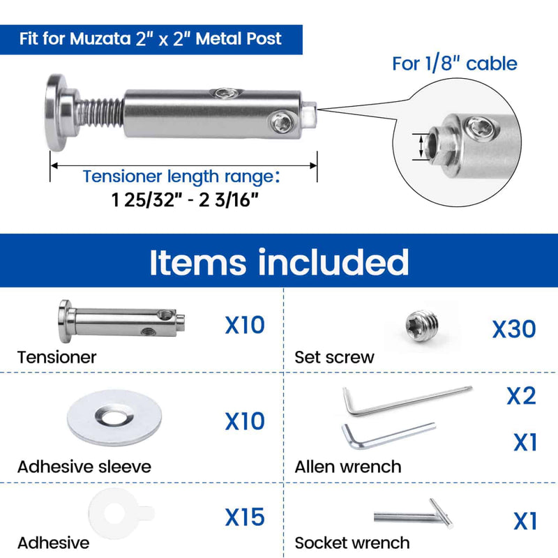 Load image into Gallery viewer, LG01000017-brushed-cable-railing-tensioner-size
