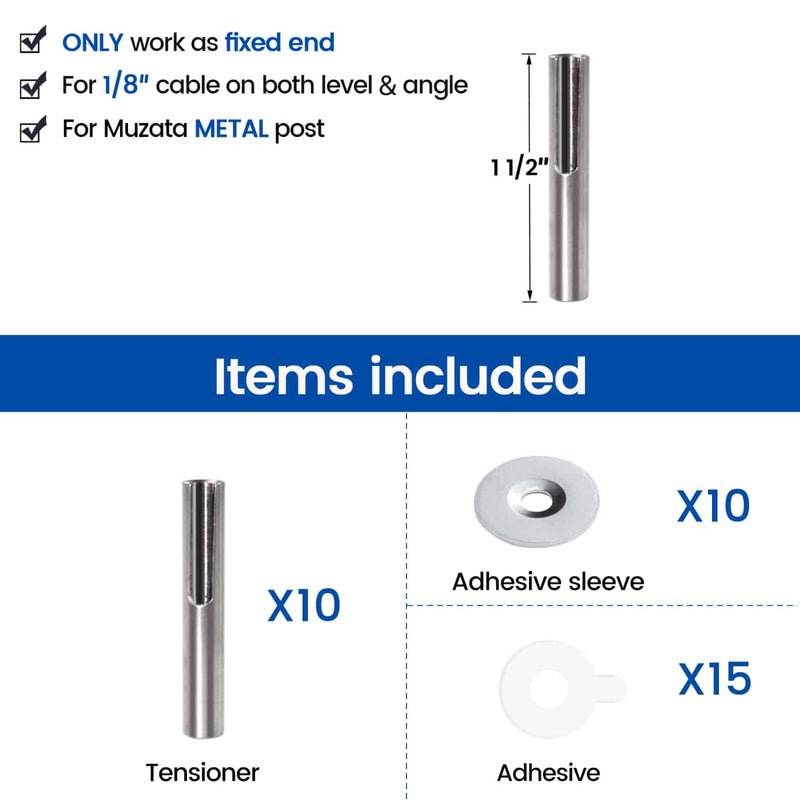 Load image into Gallery viewer, Muzata 1/8&quot; Invisible Angle Adjustable Terminal Toggle Anchor CR07
