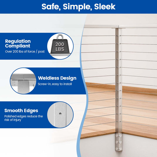 cable railing post