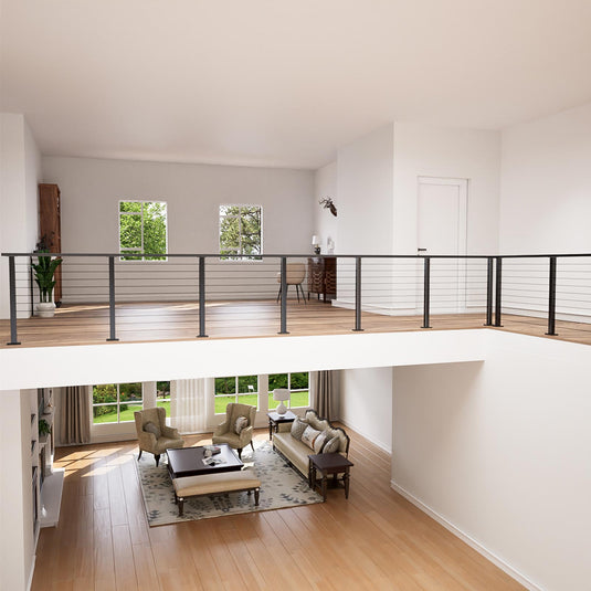 Black Cable Railing