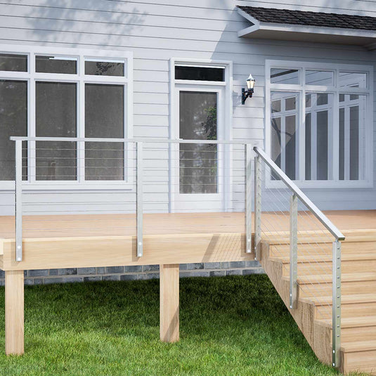 Brushed Cable Railing